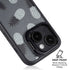 Black and White Pineapples iPhone 15 Kickstand Case